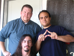 Chris McGinty Nathan Stout and Miguel Cruz pose for the according to whim photo shoot number 1